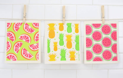 Eco Dishcloth - Pink Grapefruit