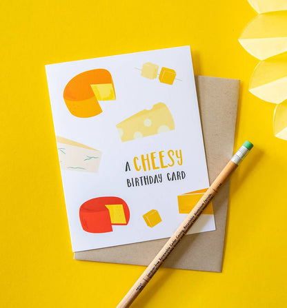 Cheesy Birthday Greeting Card