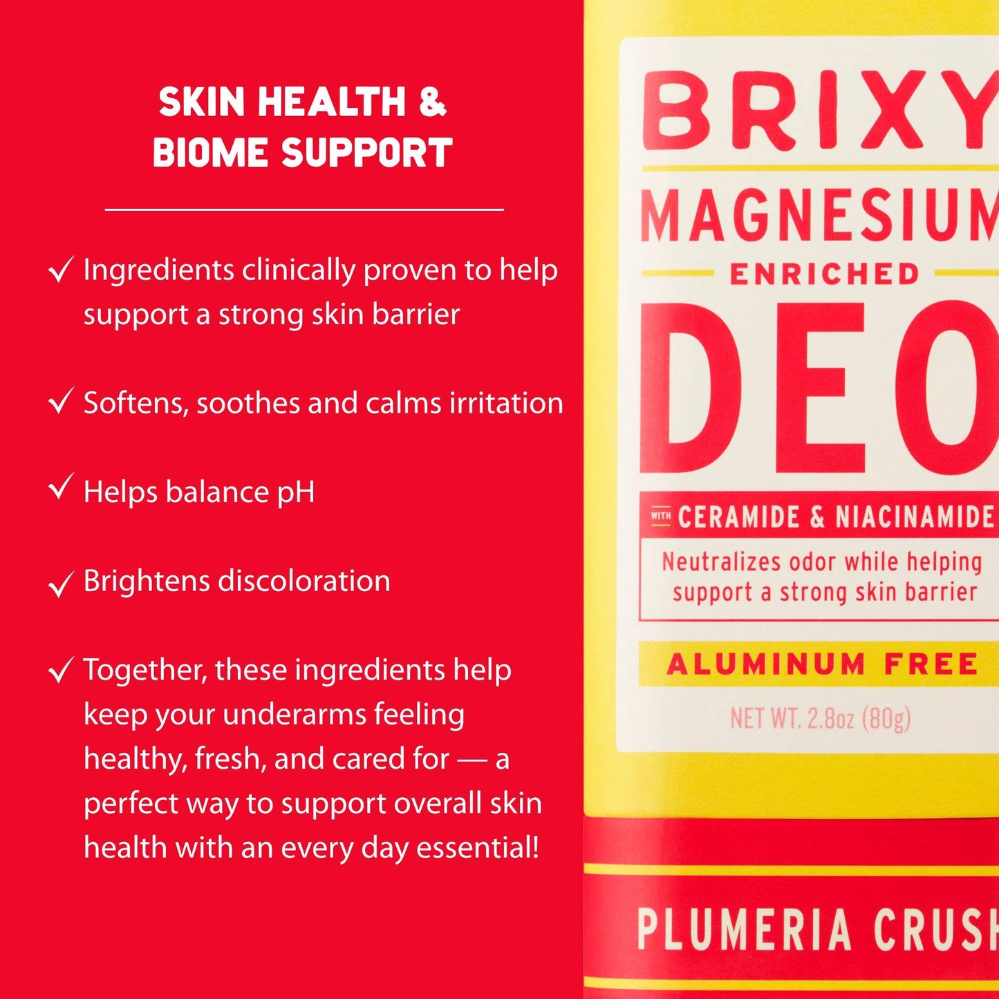 Aluminum Free Deodorant-Plumeria