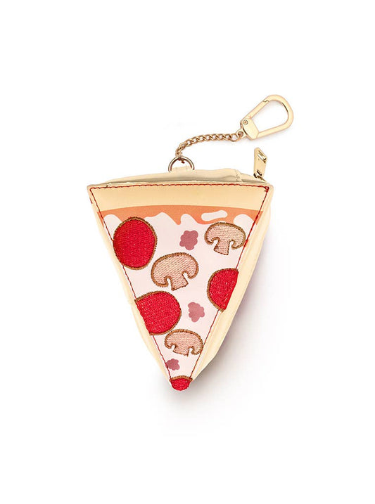 2-in-1 Bag Charm & Reusable Shopping Bag - Pizza Slice