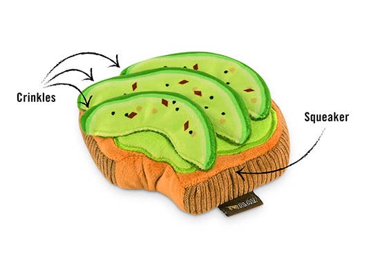 Dog Toy - Avo-doggo Toast