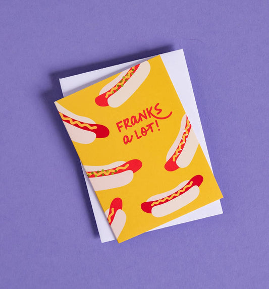 "Franks a Lot" Mini Thank You Card