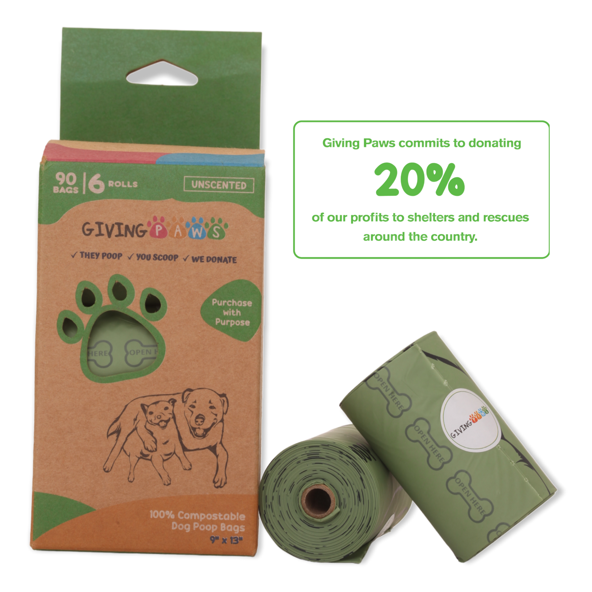 Compostable Dog Poop Bags