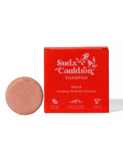 Nova Shampoo Bar-Soothing, Hydrating Wash for Dry Hair