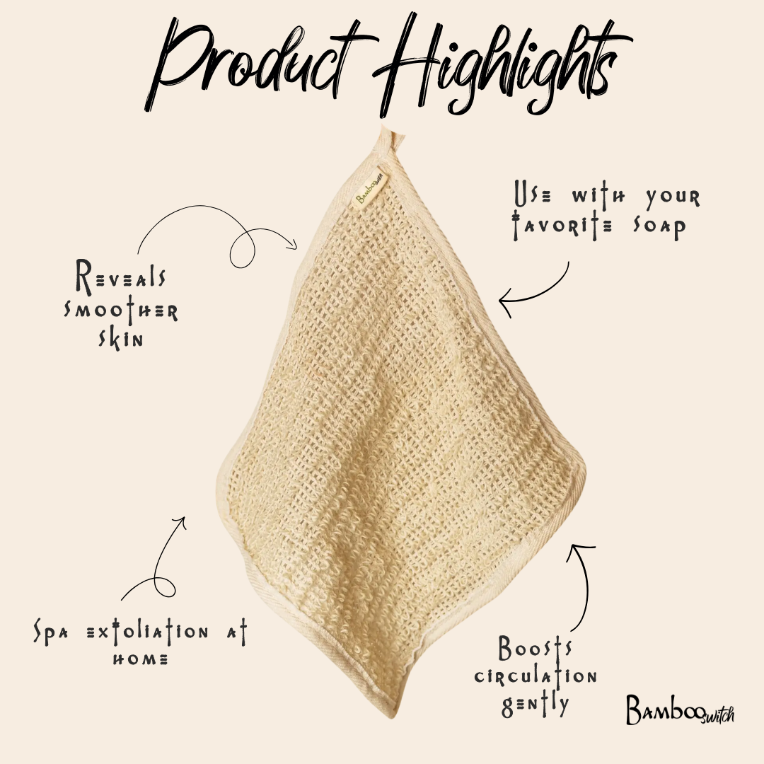 Sisal Exfoliating Body Towel | Wellness Bestseller
