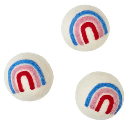 Wool Dryer Balls Rainbows