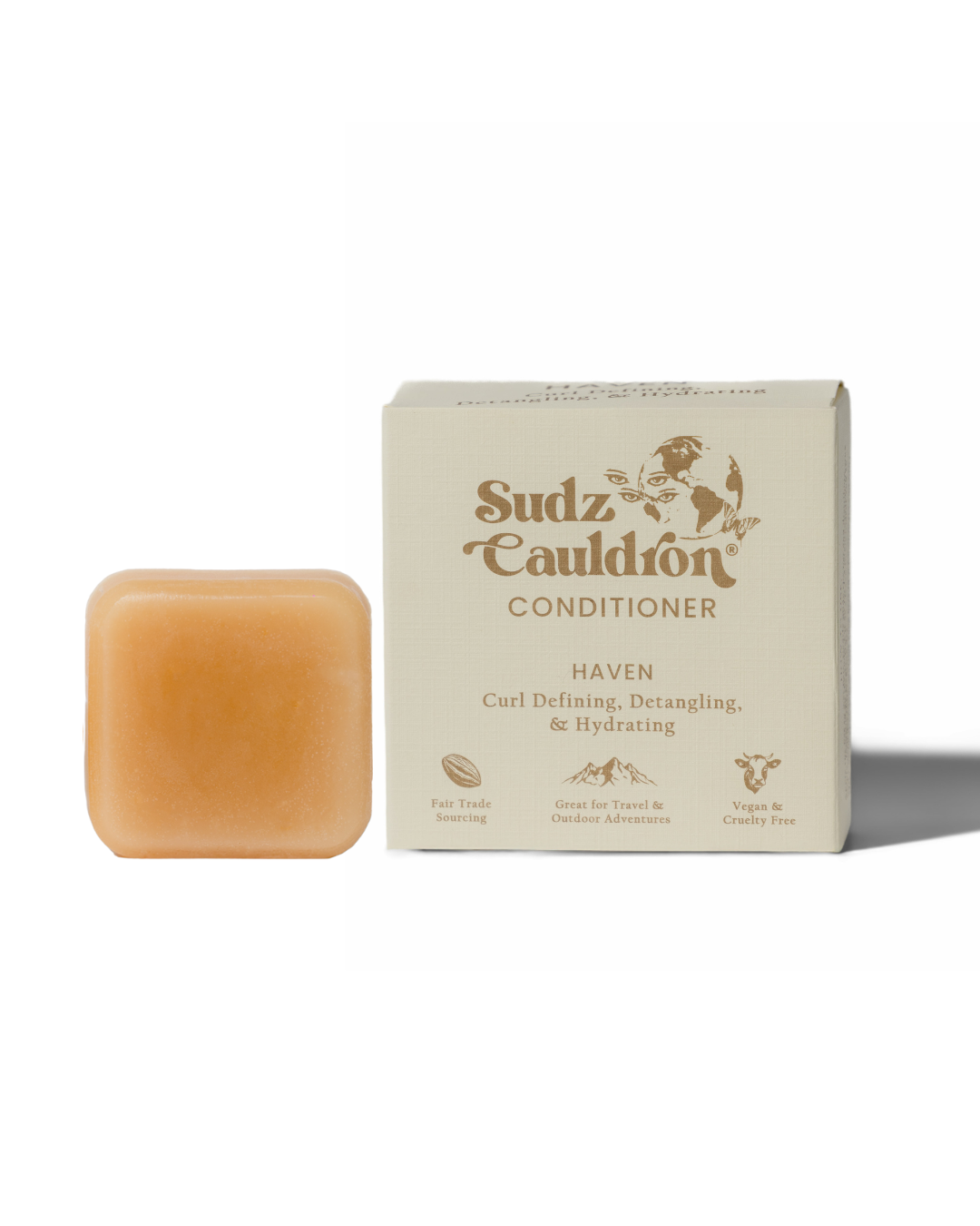 Haven Solid Conditioner Bar for Curls-Hydrate & Detangle