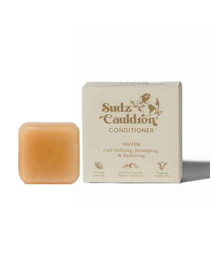 Haven Solid Conditioner Bar for Curls-Hydrate & Detangle